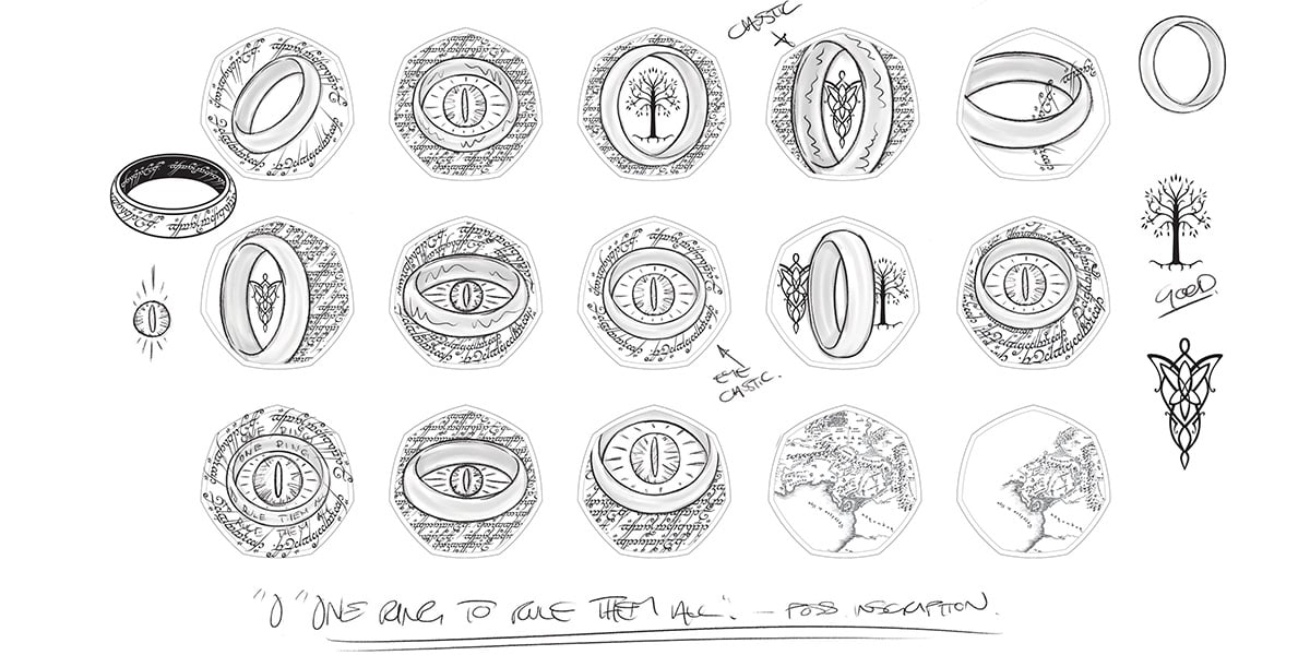 Christening coins