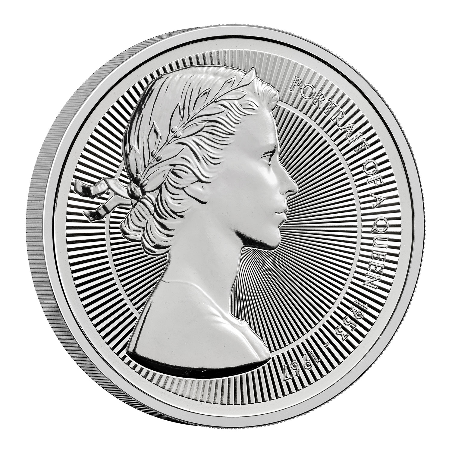 Portraits of a Queen - Elizabeth II The First Effigy 2026 UK £5 Brilliant Uncirculated Coin - 2025 Royal Mint Release