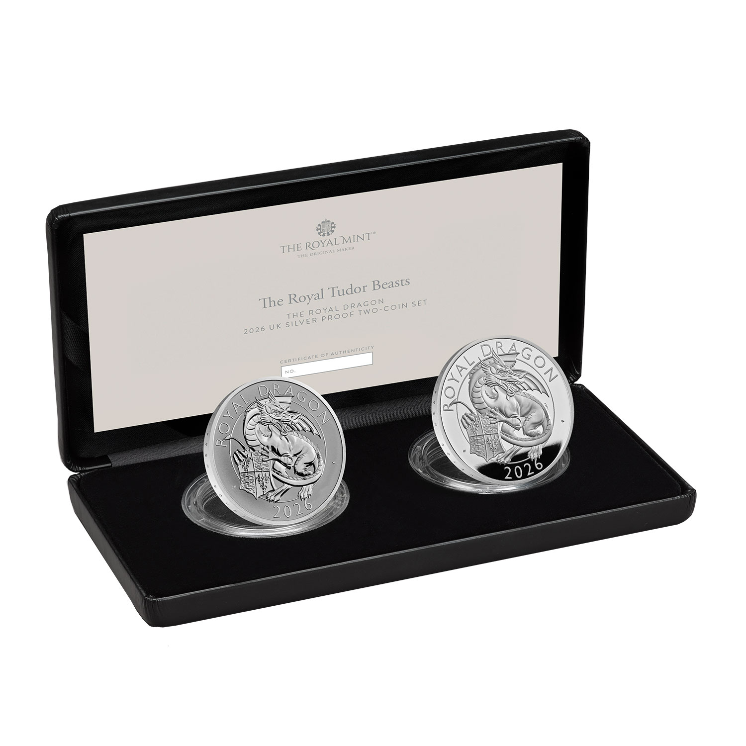 The Royal Tudor Beasts The Royal Dragon 2026 UK Silver Proof Two