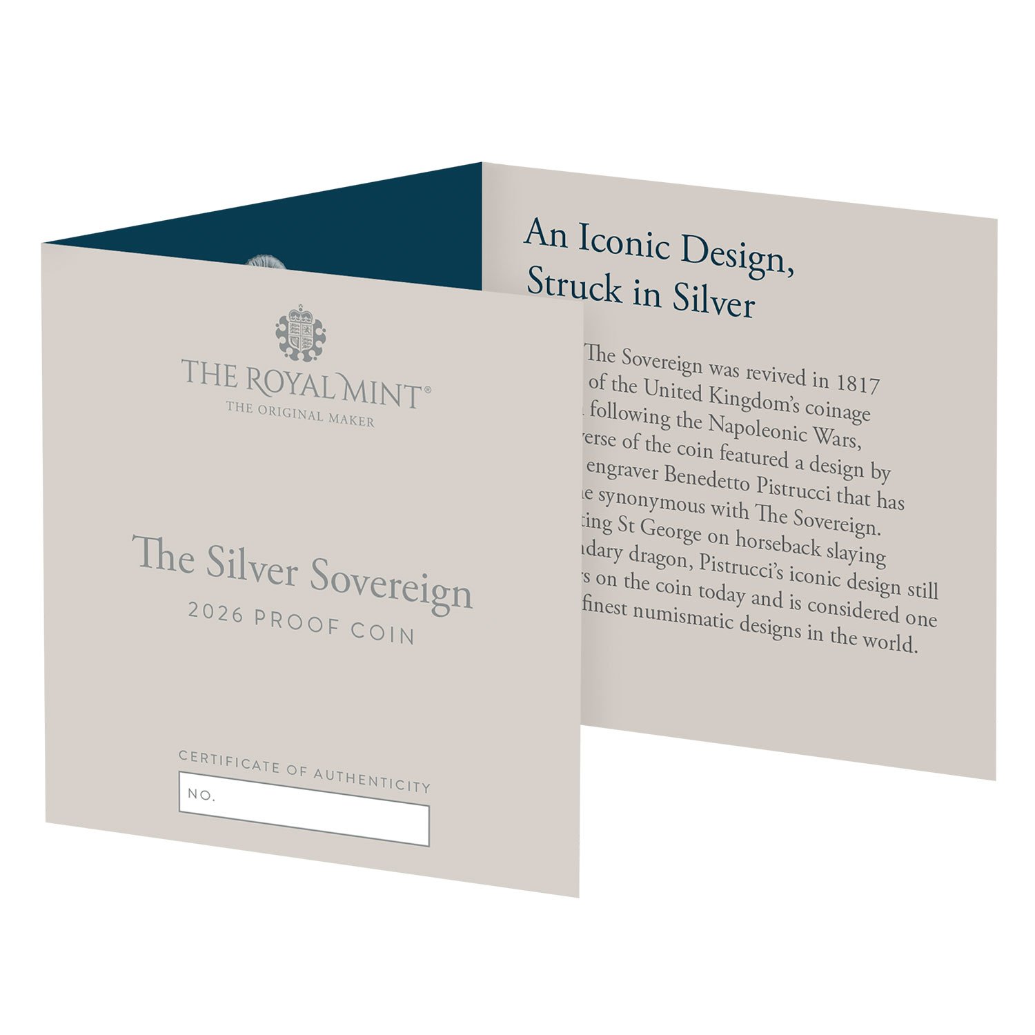 The Silver Sovereign 2026 Silver Proof Coin