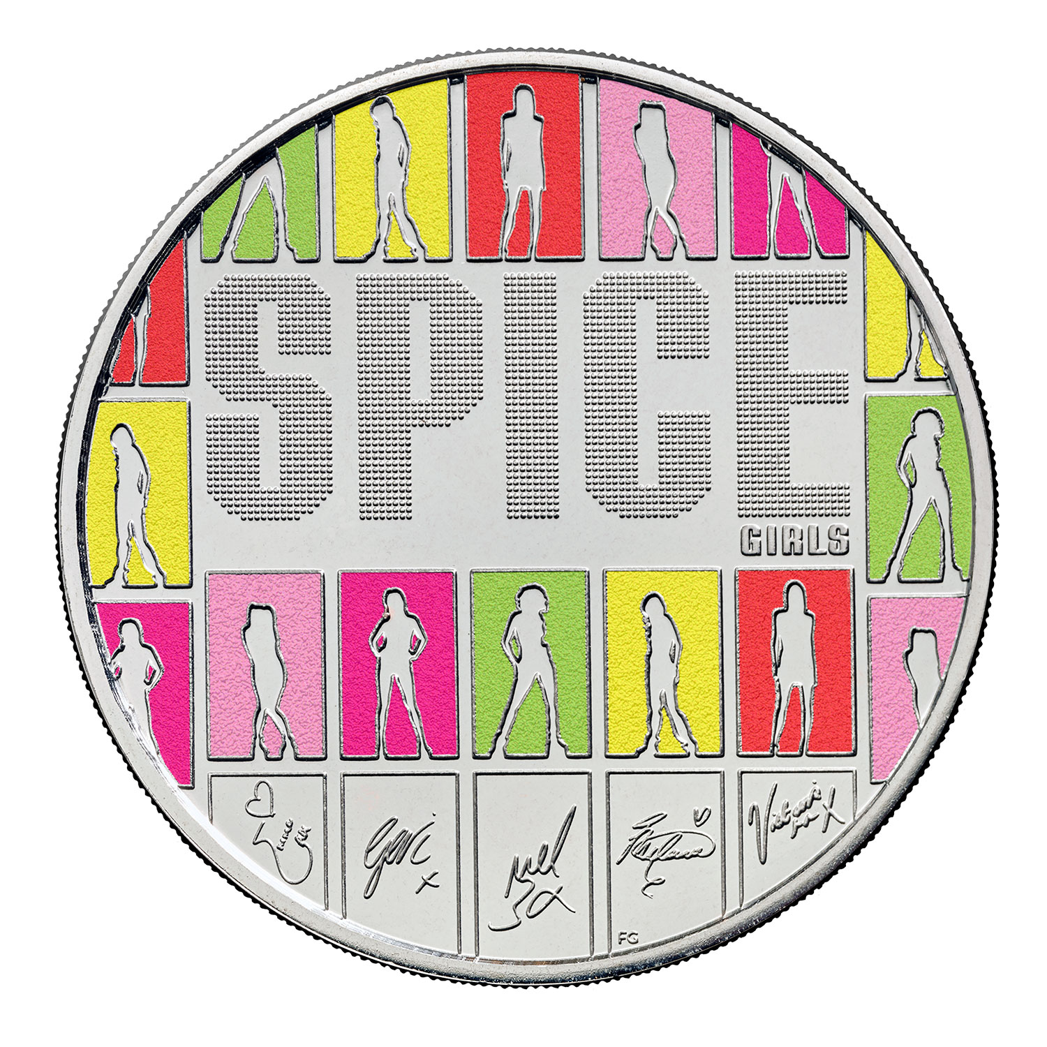 The Spice Girls 2026 UK £5 Brilliant Uncirculated Colour Coin - Sporty Spice