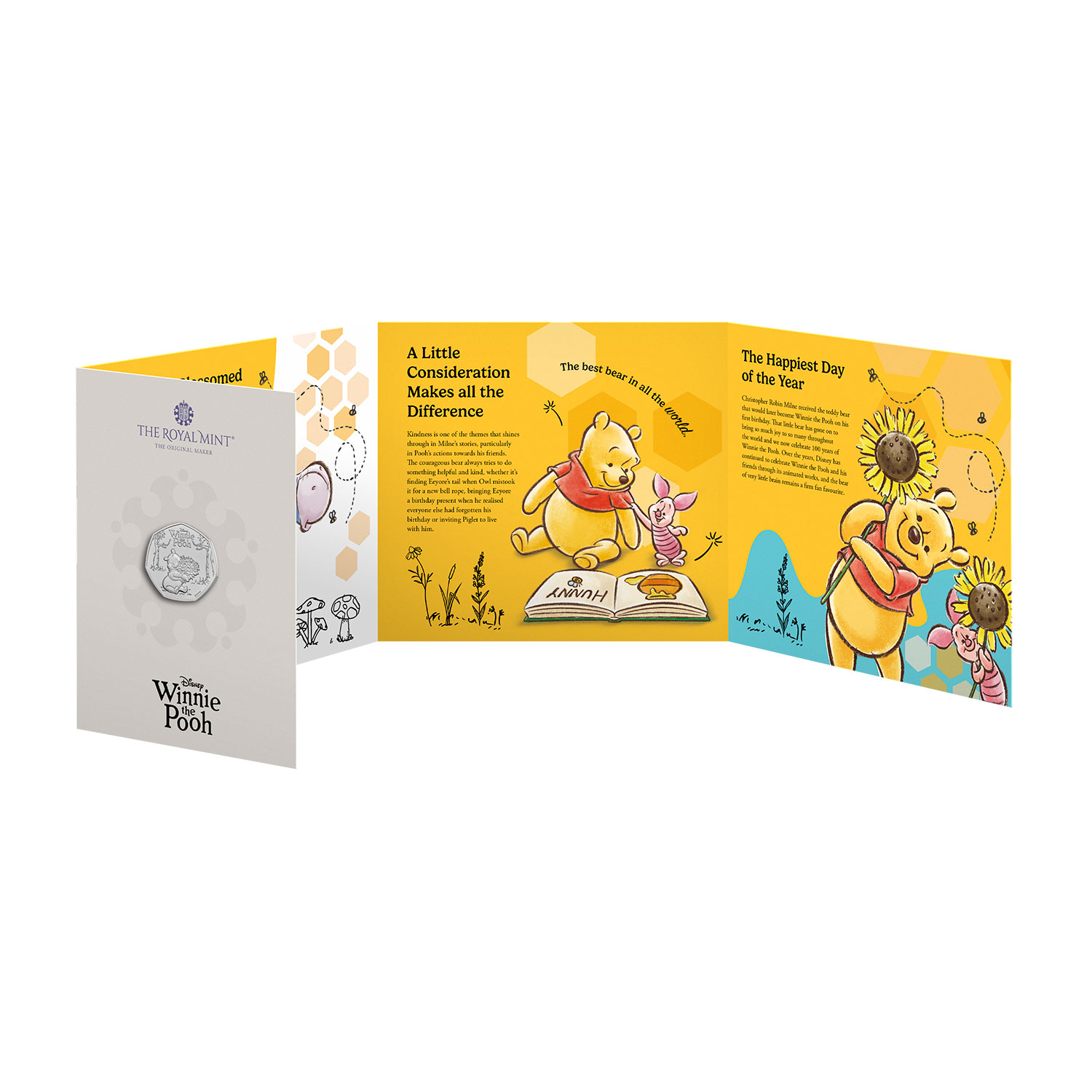 100 Years of Winnie the Pooh - Kindness 2026 UK 50p Brilliant