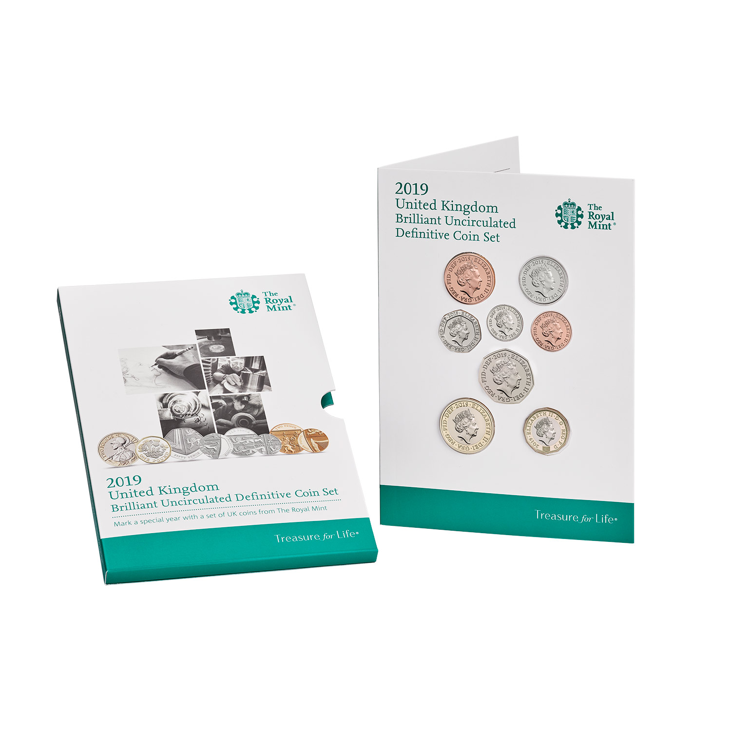 The 2019 United Kingdom Definitive BU Coin Set | The Royal Mint