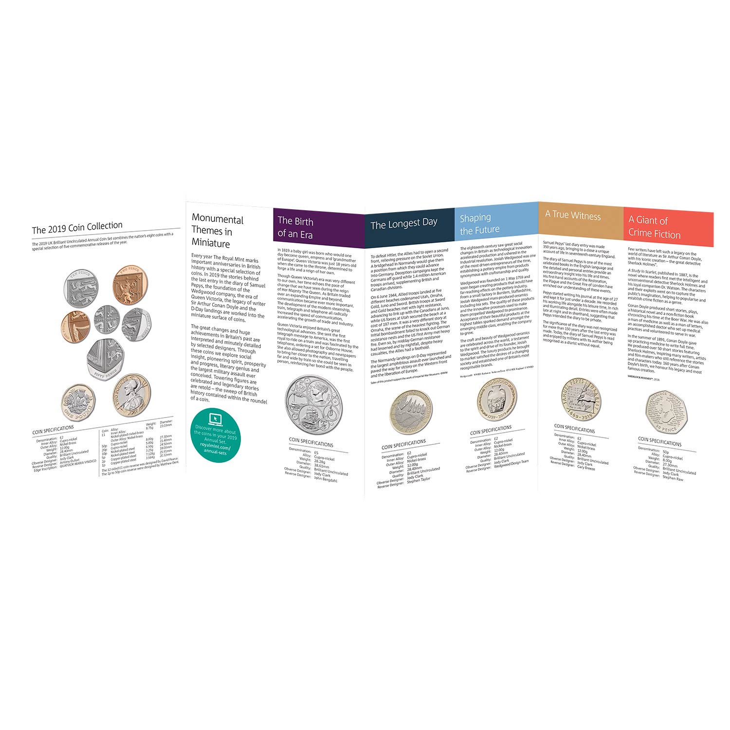 2019 UK Annual BU Coin Set | The Royal Mint