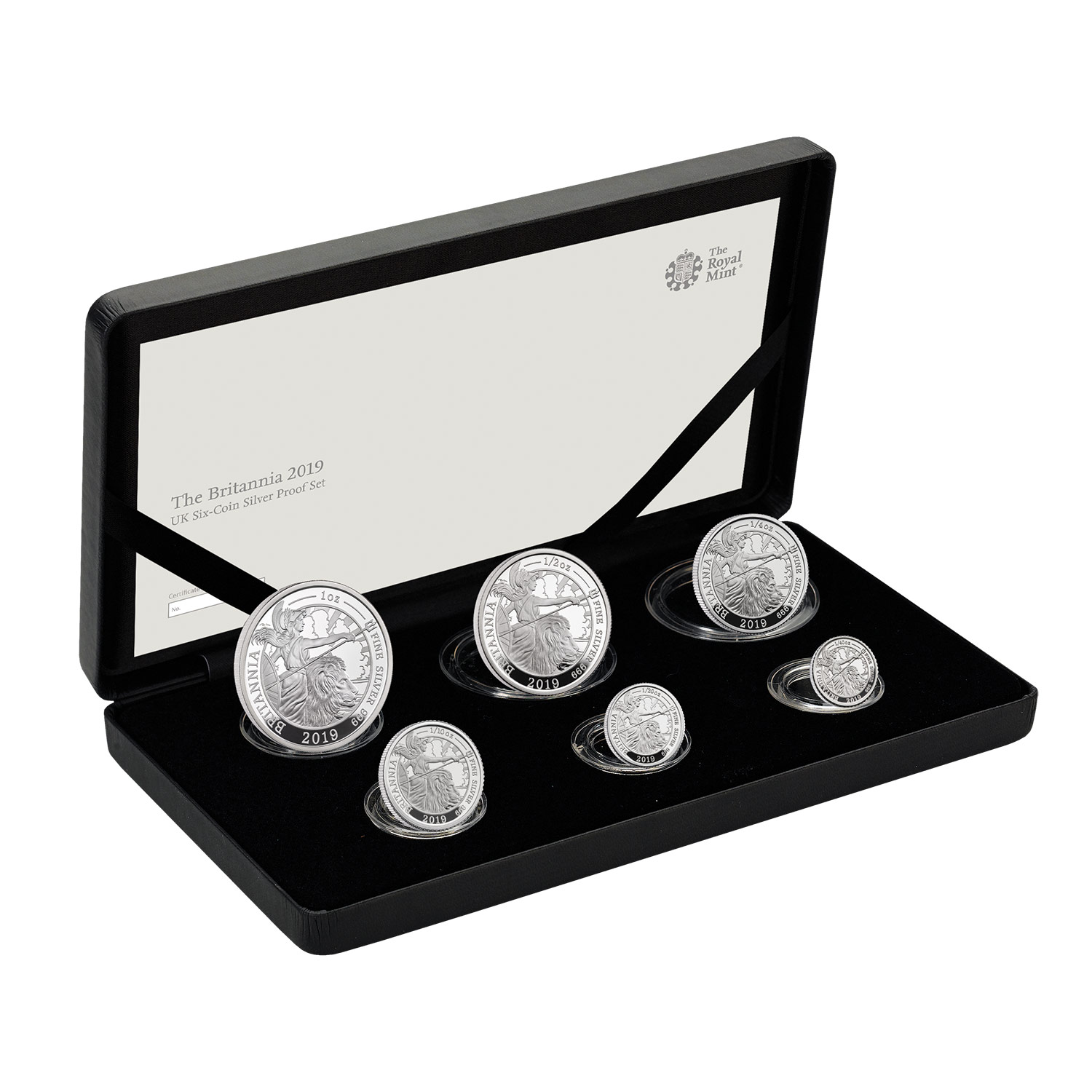 The Britannia 2019 UK Six-Coin Silver Proof Set | The Royal Mint