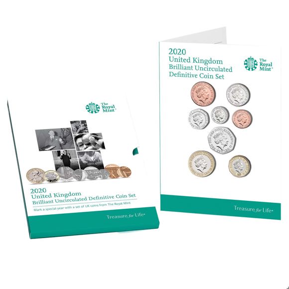 The 2020 United Kingdom Brilliant Uncirculated Definitive Coin Set