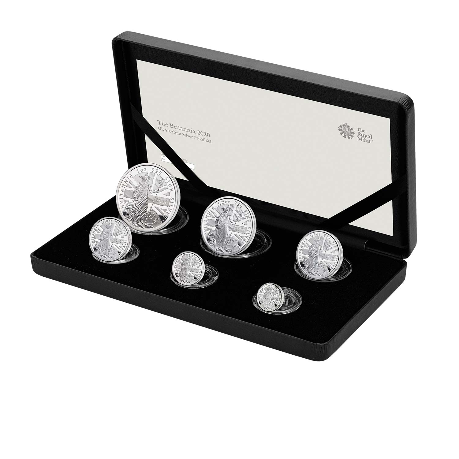 The Britannia 2020 UK Six-Coin Silver Proof Set | The Royal Mint