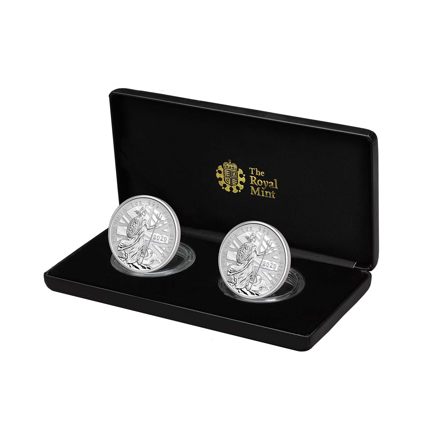 The Britannia 2020 UK Two-Coin Silver Proof Set | The Royal Mint