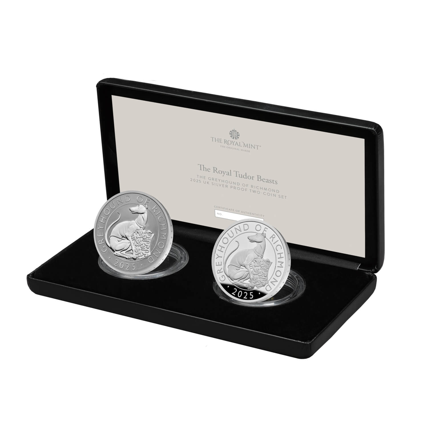 The Royal Tudor Beasts The Greyhound of Richmond 2025 UK Silver