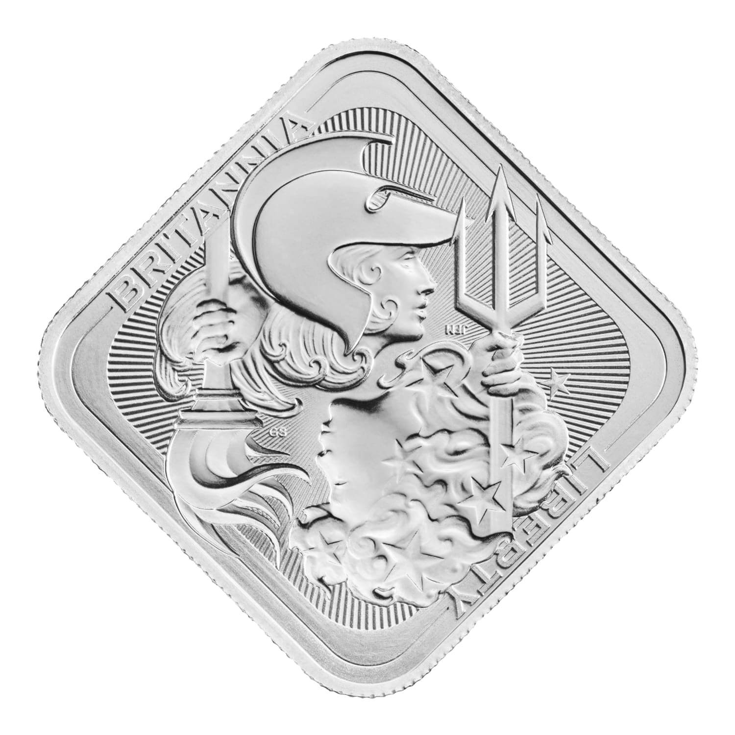 Britannia and Liberty 1oz Silver Bullion Bar - 2025 Royal Mint Release