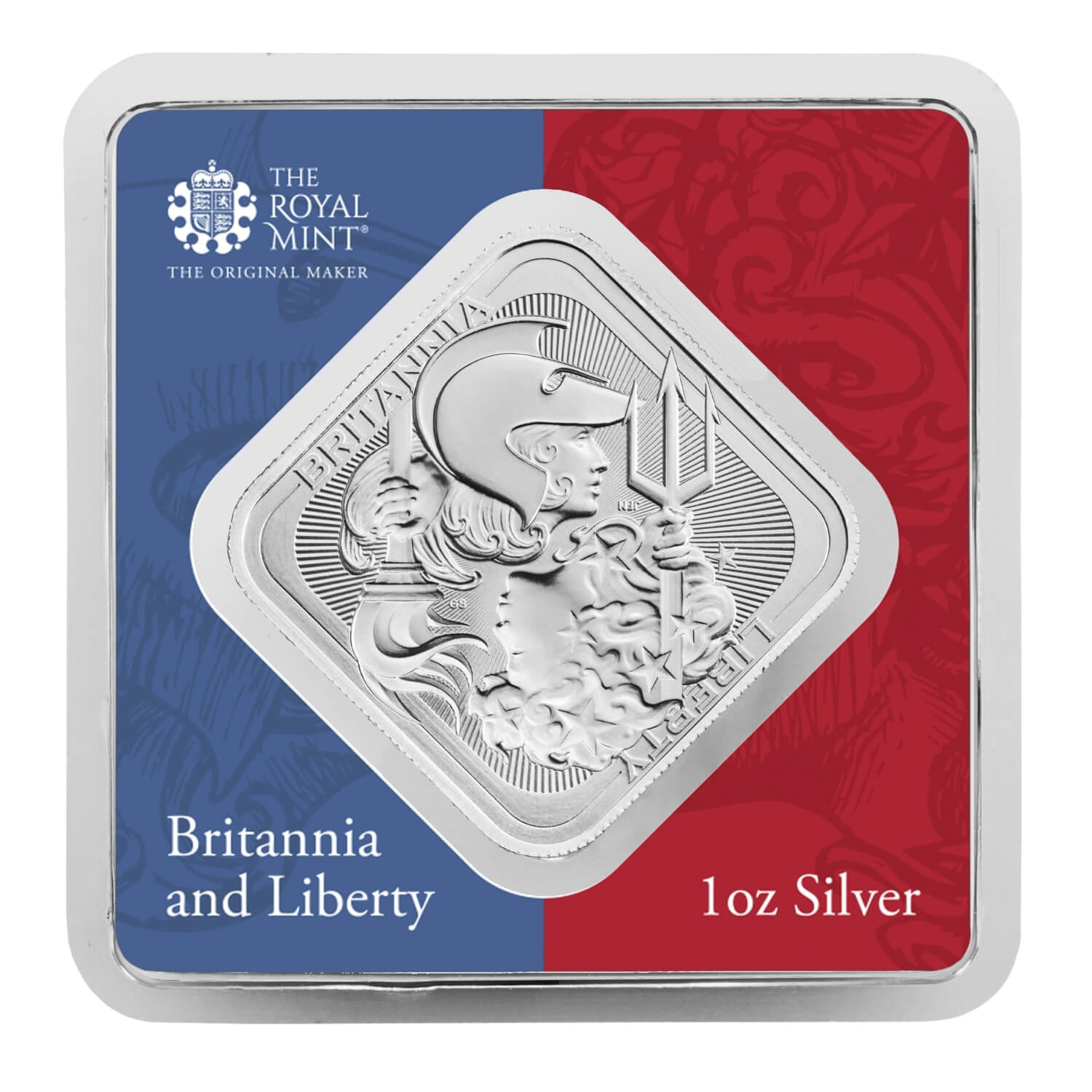 Britannia and Liberty 1oz Silver Bullion Bar Britannia and Liberty 1oz Silver Bullion Bar