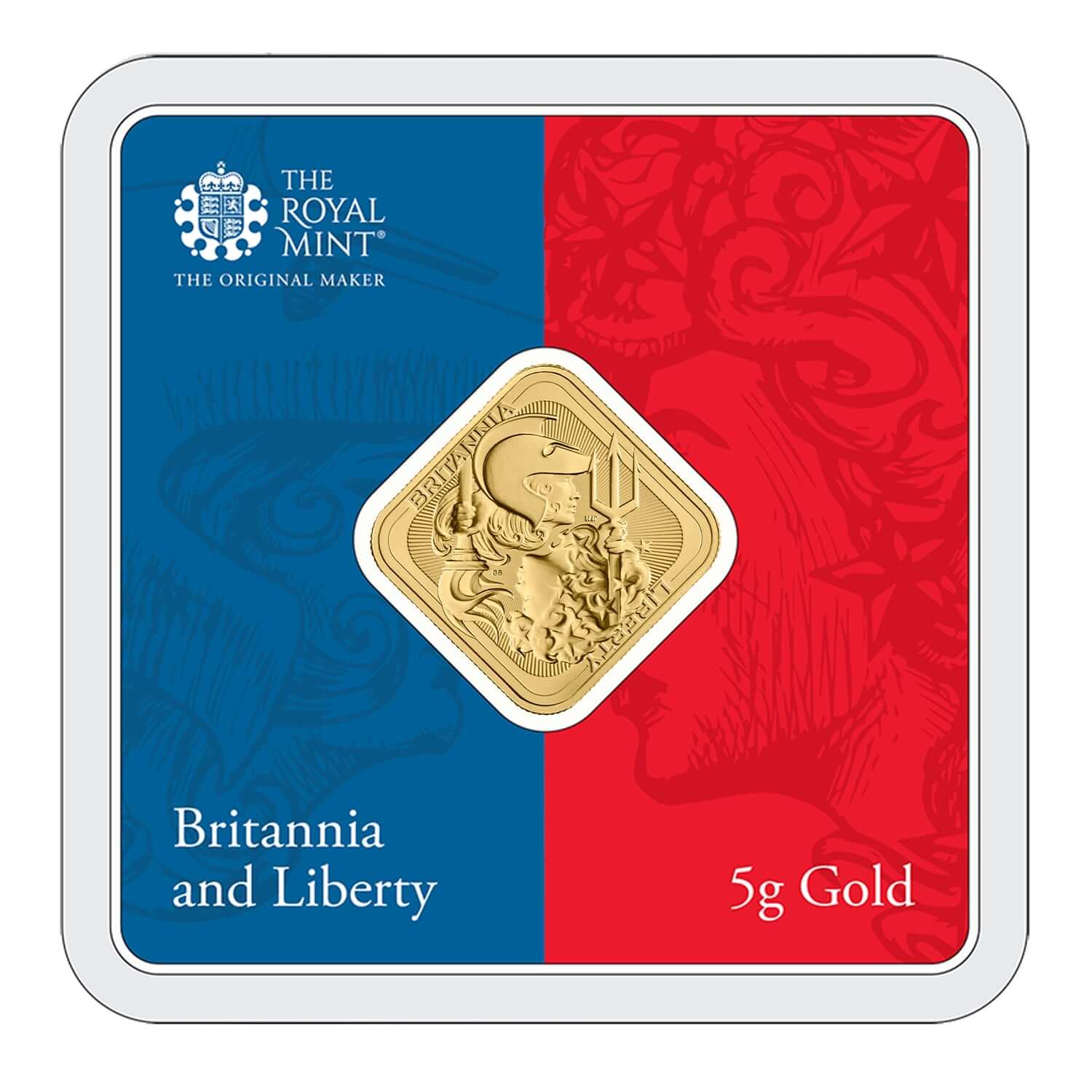 Britannia and Liberty 5g Gold Bullion Bar Britannia and Liberty 5g Gold Bullion Bar