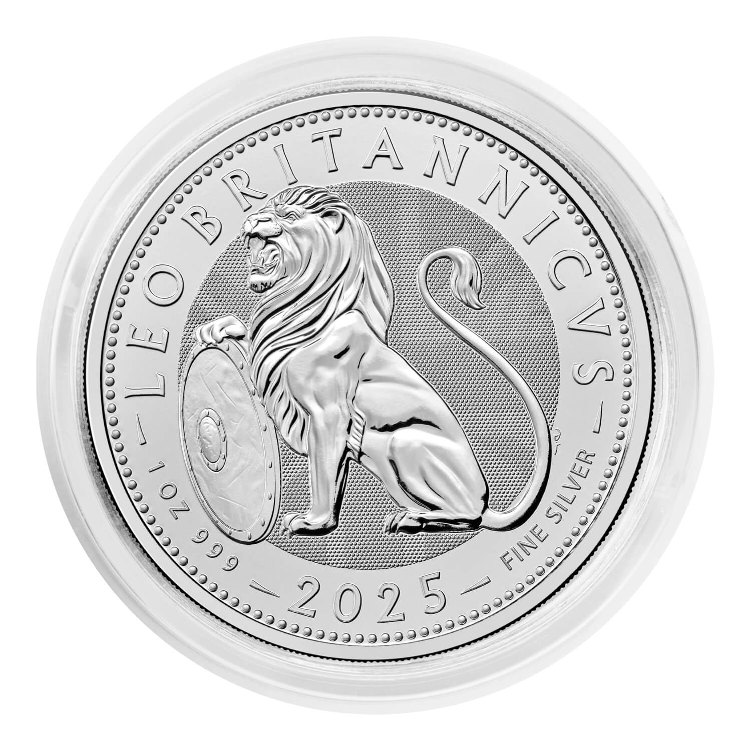 British Lion 2025 UK 1oz Silver Bullion Coin - 2025 Royal Mint Release