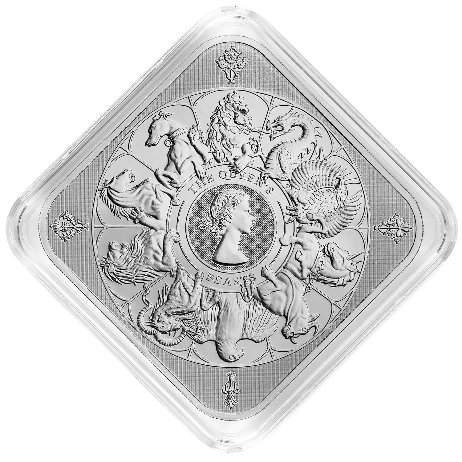 The Queen's Beasts 10oz Silver Bullion Bar | The Royal Mint