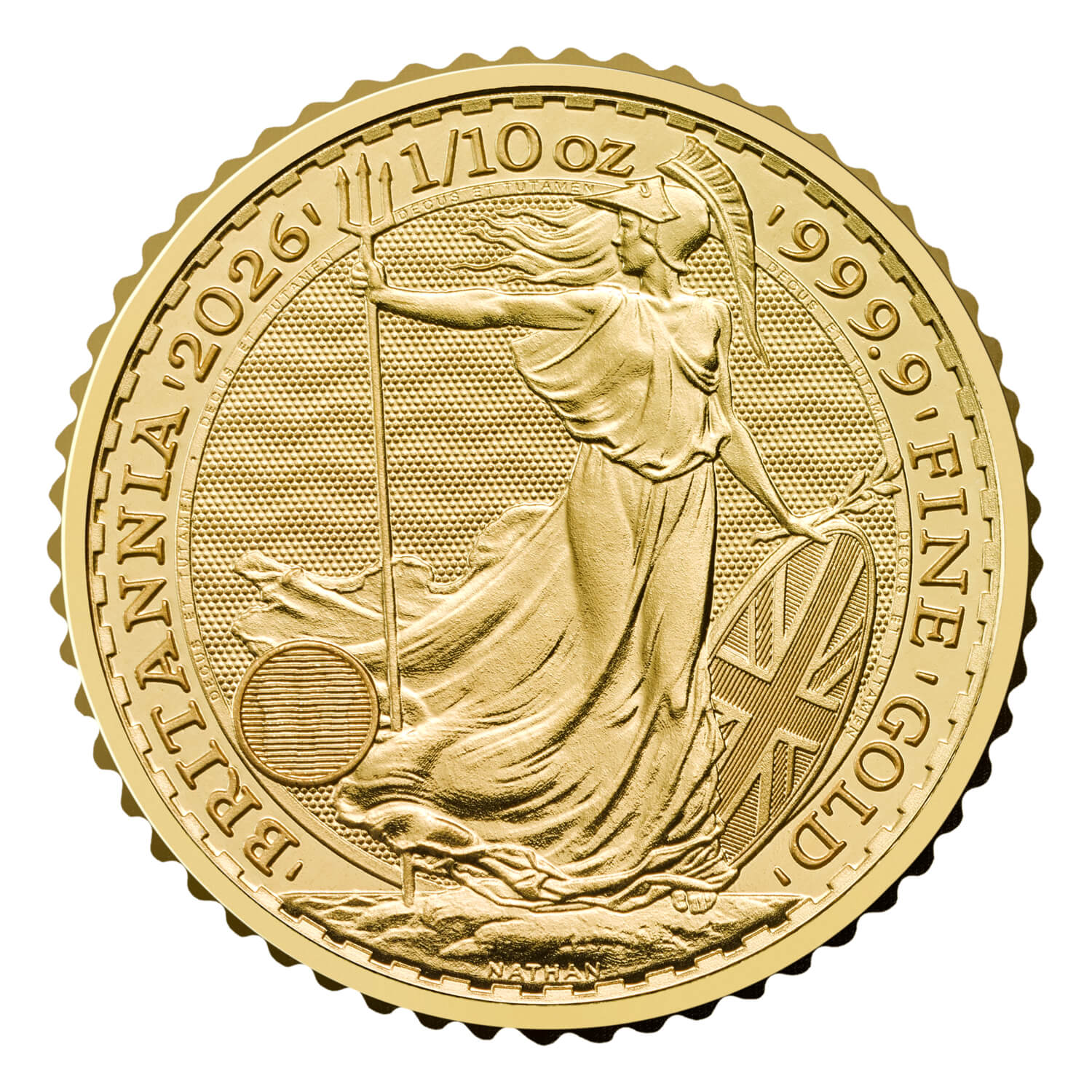 Britannia 2026 1/10oz Gold Bullion Coin image 3