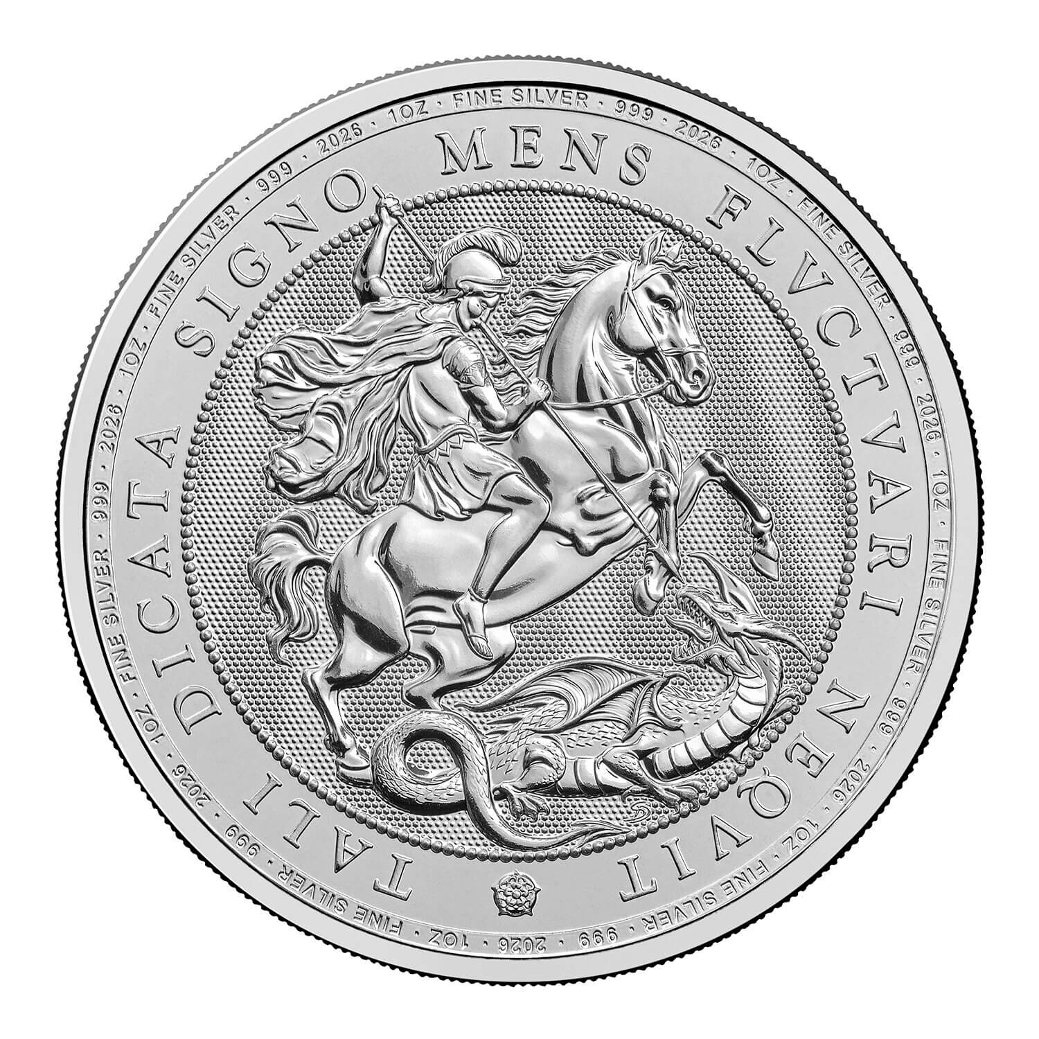 St George and the Dragon 2026 1oz Silver Bullion Coin