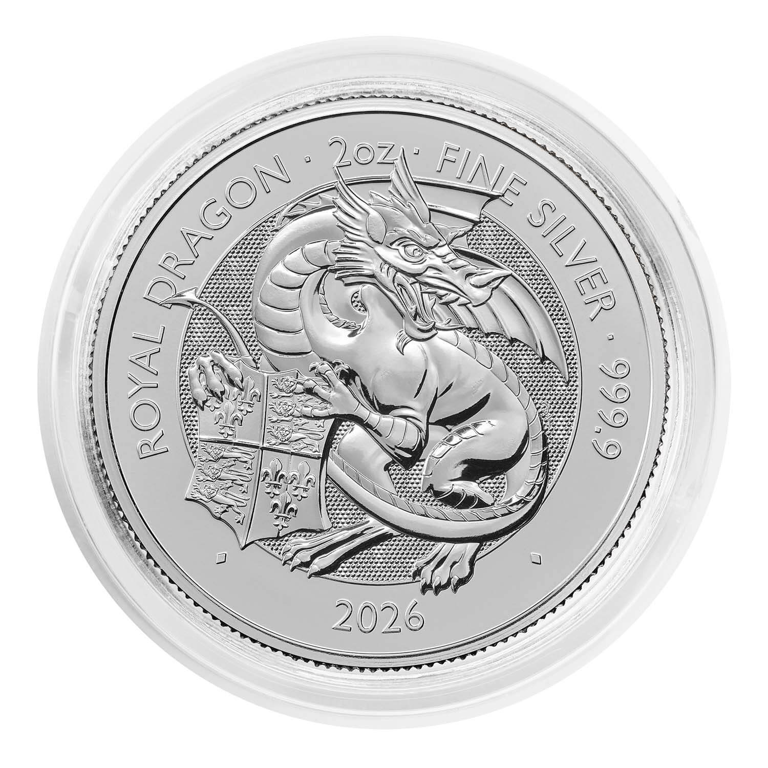 The 2018 Two Dragons – 1 oz Silver Bullion Coin | Royal Mint Bullion