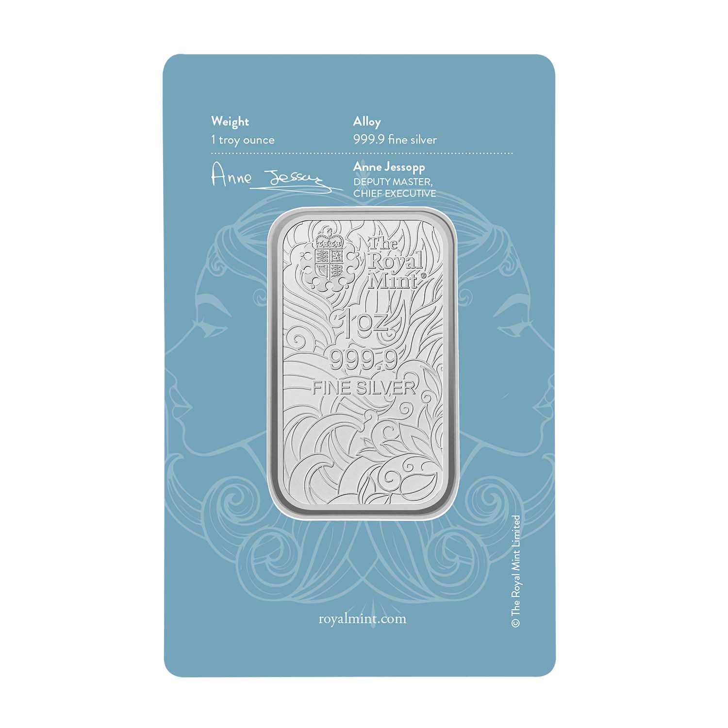 Zodiac Gemini 1oz Silver Bullion Minted Bar