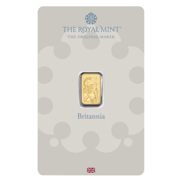 Britannia 1g Gold Bullion Minted Bar