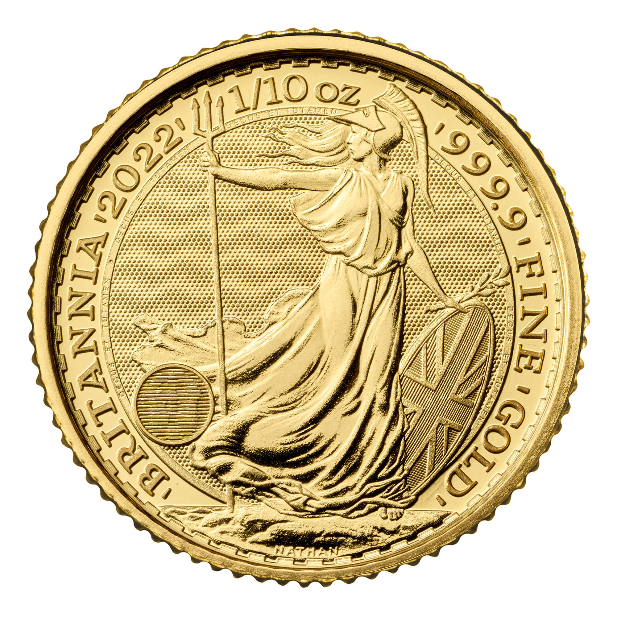 Britannia 2022 1/10 oz Gold Bullion Coin