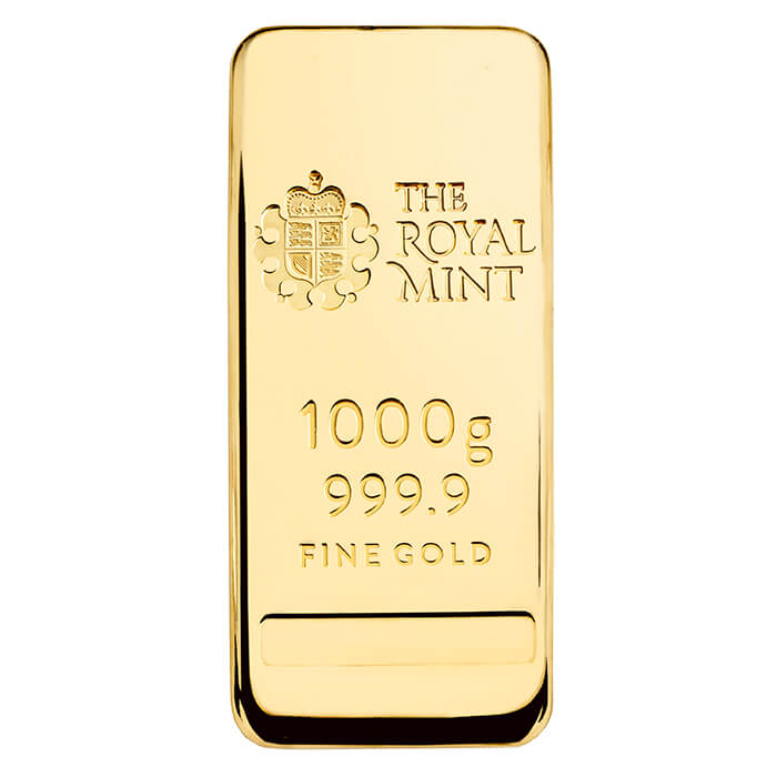 1kg Gold Cast Bar