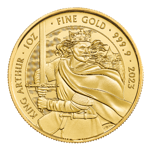 KING ARTHUR 2023 1OZ GOLD BULLION COIN