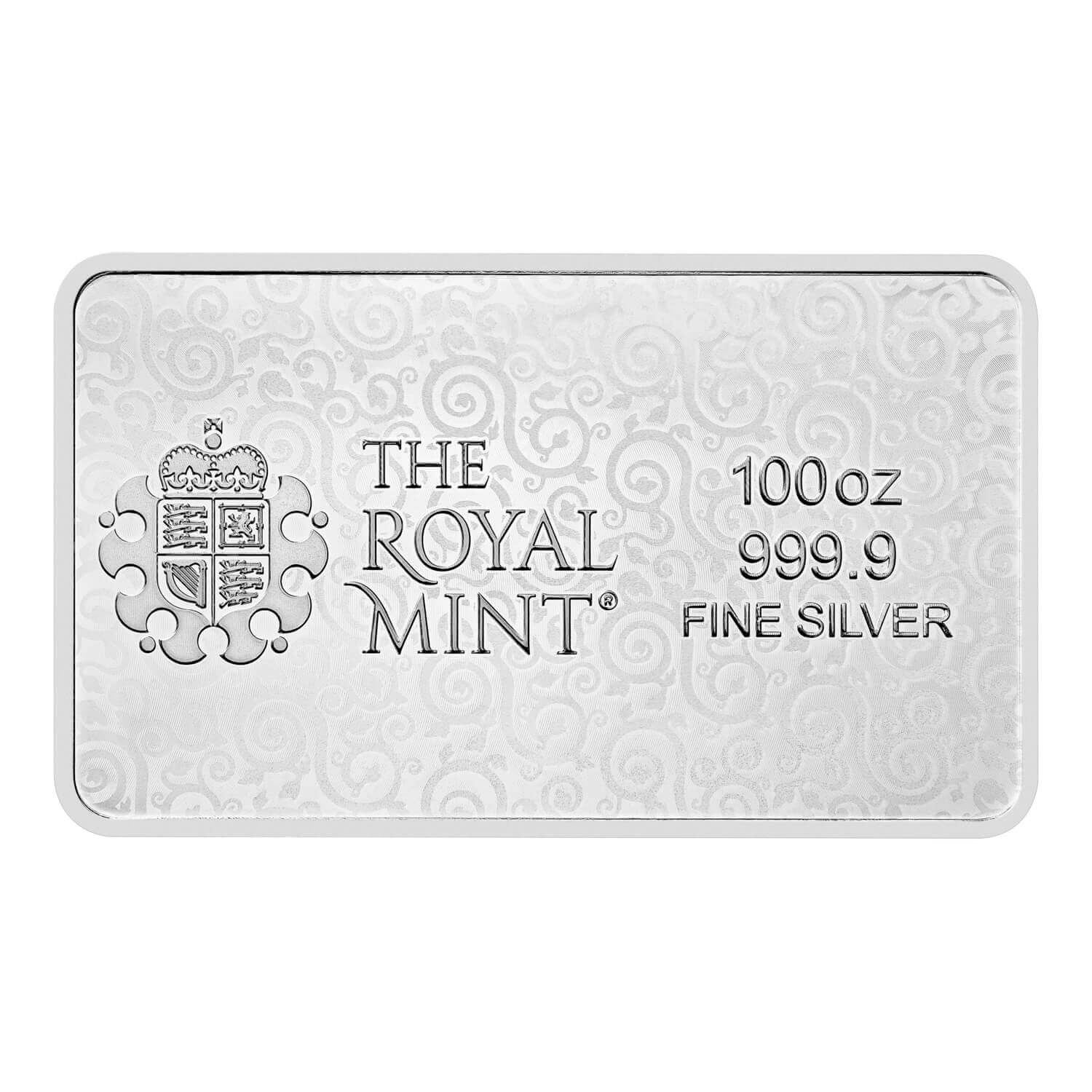 Una and the Lion 100oz Silver Minted Bar The Royal Mint