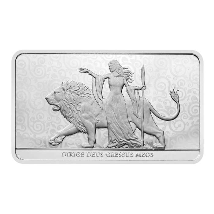 Una and the Lion 100oz  Silver Minted Bar