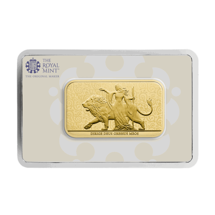 Una and the Lion 1oz Gold Minted Bar