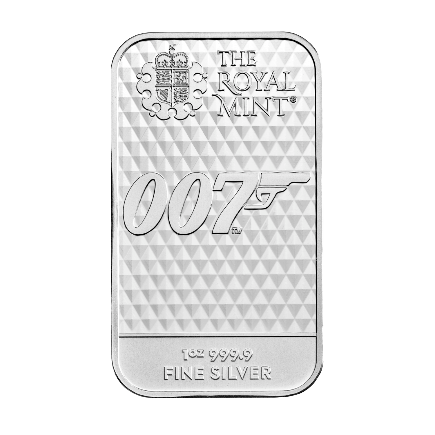 James Bond Diamonds are Forever 1oz Silver Minted Bar