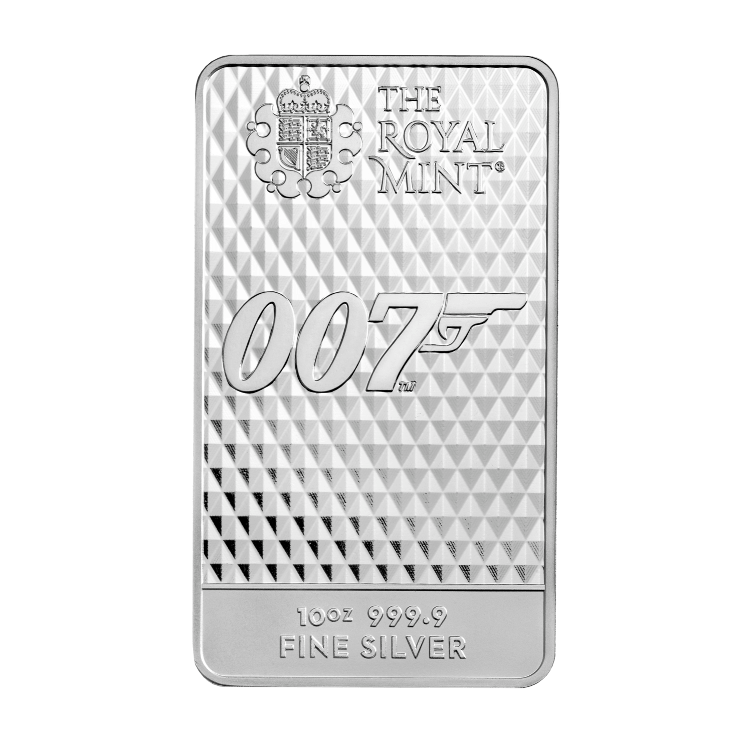 James Bond Diamonds are Forever 10oz Silver Minted Bar