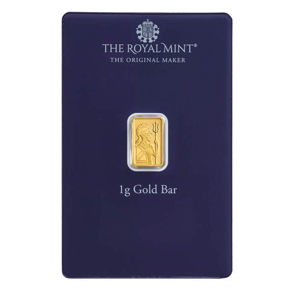 Best Wishes 1g Gold Bar Minted