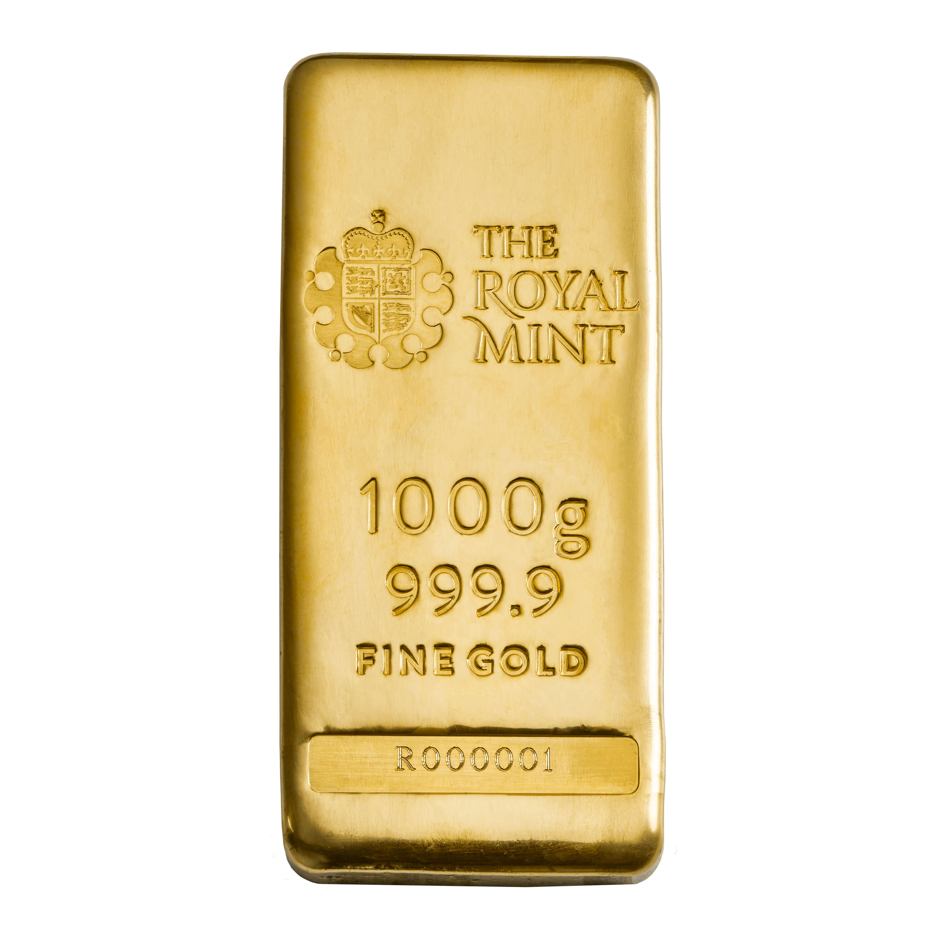 1 Kg Gold Bar Cast Bullion Fine Gold The Royal Mint