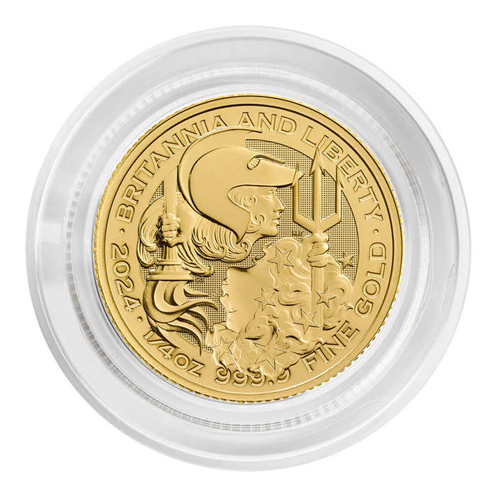 Britannia and Liberty 2024 1/4oz Gold Bullion Coin