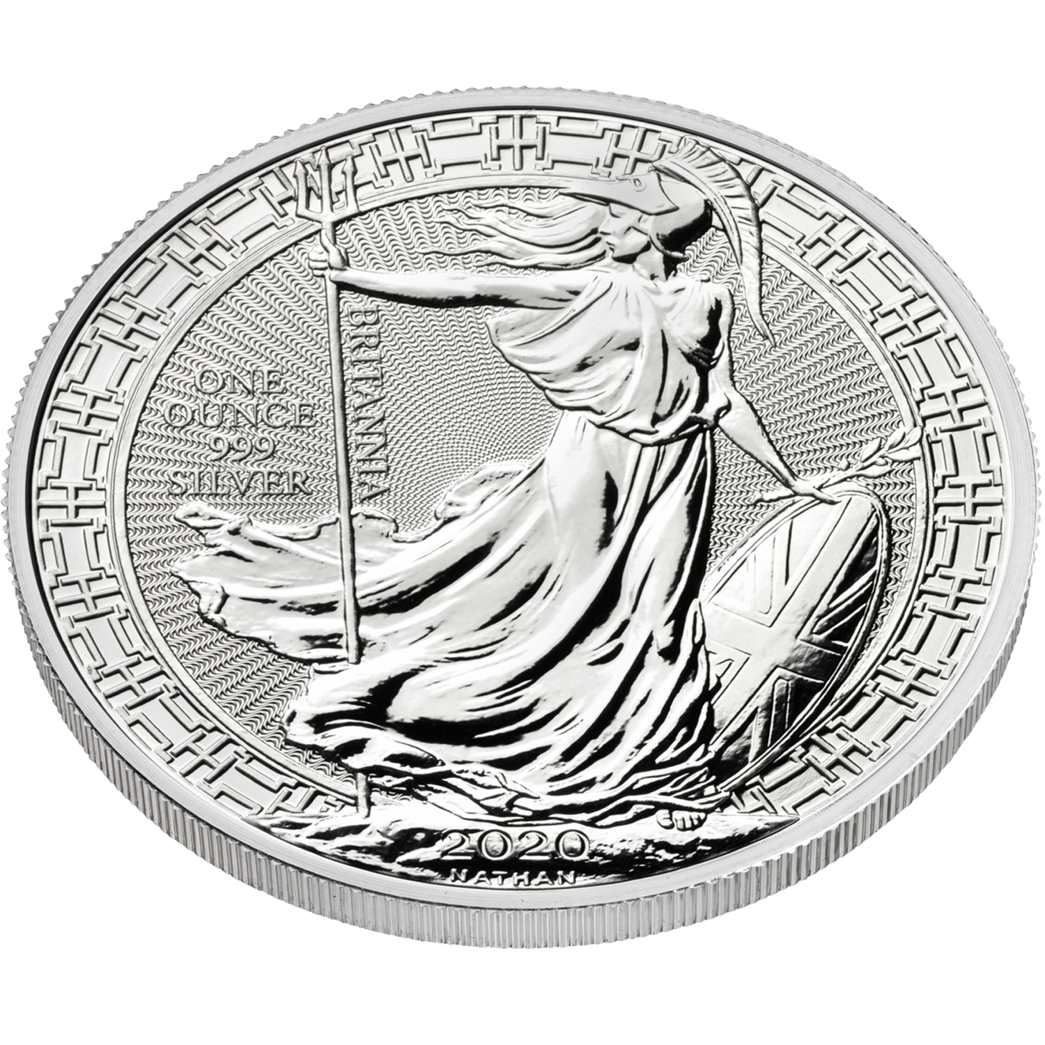 Roll of 20 2019 Britain 1 oz Silver Britannia Oriental Border £2 Coins SKU56996 