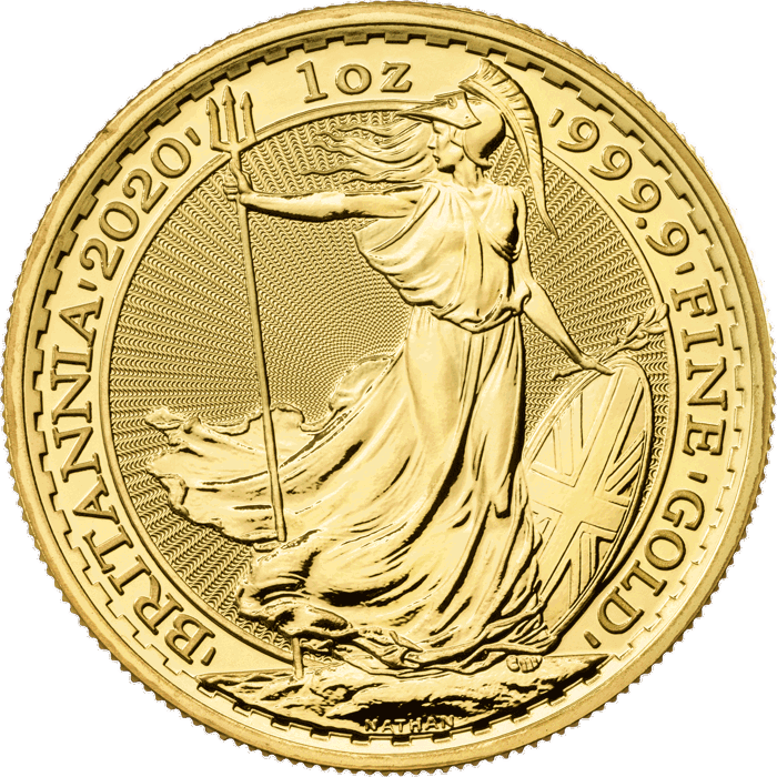 Britannia 2020 1 oz Gold Bullion Coin