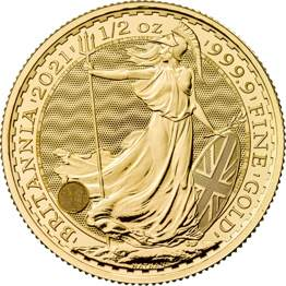 Britannia 2021 1/2 oz Gold Bullion Coin