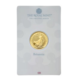 Britannia 2021 1/4 oz Gold Bullion Coin in Blister