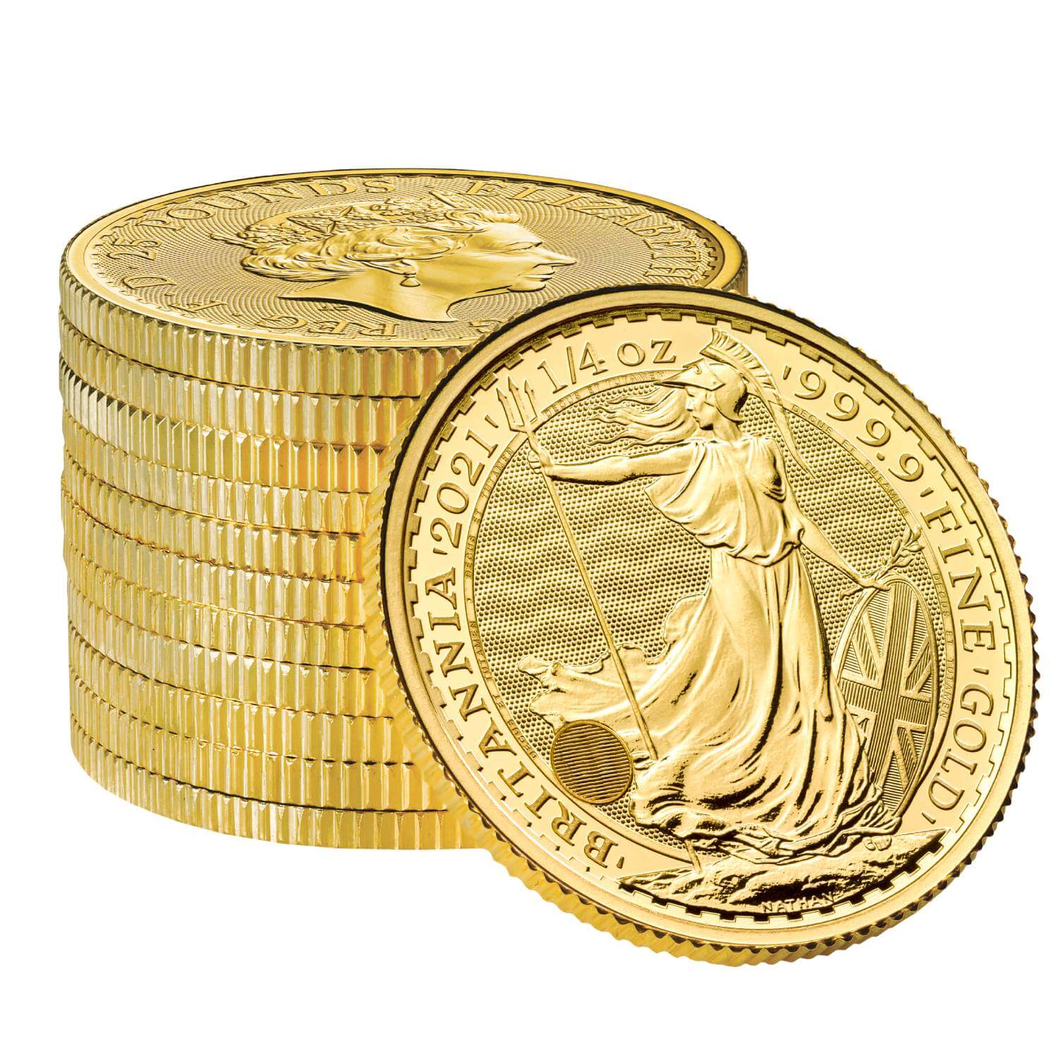 Britannia 2021 1/4 oz Gold Bullion Coin | The Royal Mint