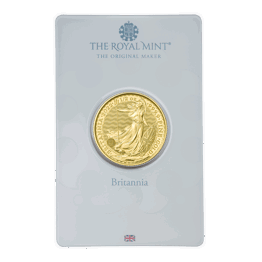 Britannia 2022 1/2 oz Gold Bullion Coin in Blister