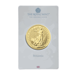 Britannia 2022 1 oz Gold Bullion Coin in Blister