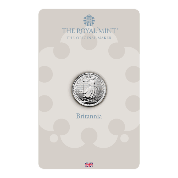 Britannia 2022 1/10 oz Platinum Bullion Coin in Blister
