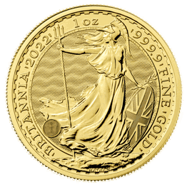 Britannia 2022 1 oz Gold Bullion Coin