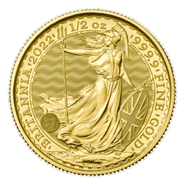 Britannia 2022 1/2 oz Gold Bullion Coin
