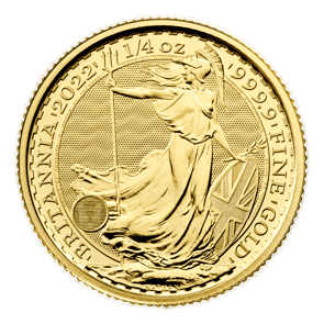 Britannia 2022 1/4 oz Gold Bullion Coin