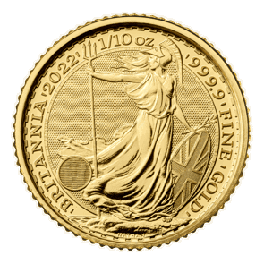Britannia 2022 1/10 oz Gold Bullion Coin