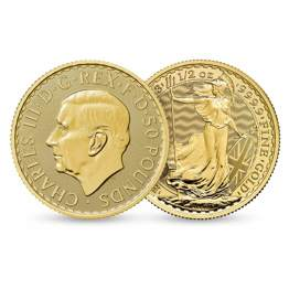 Britannia 2023 1/2 oz Gold Bullion Coin (King Charles III)