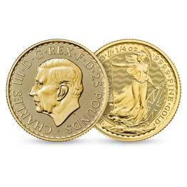 Britannia 2023 1/4 oz Gold Bullion Coin (King Charles III)