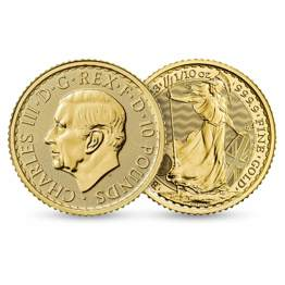 Britannia 2023 1/10 oz Gold Bullion Coin (King Charles III)