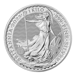 Britannia 2023 Kilo Silver Bullion Coin (King Charles III)